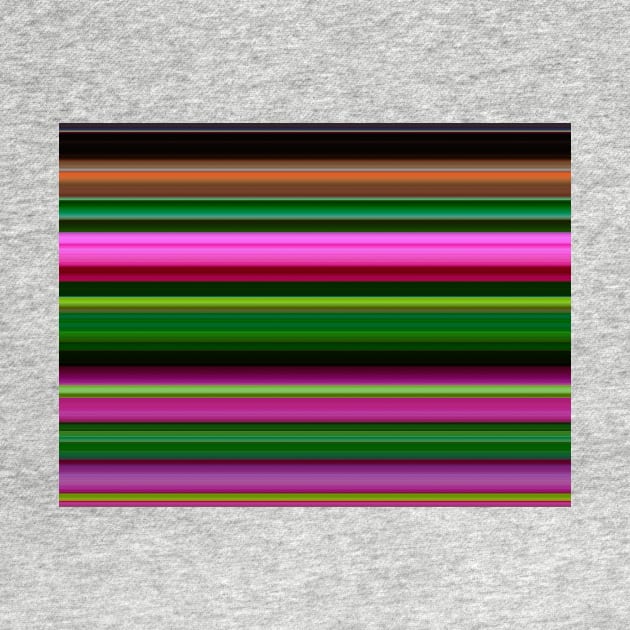 Green & Pink Stripes by StripePatterns